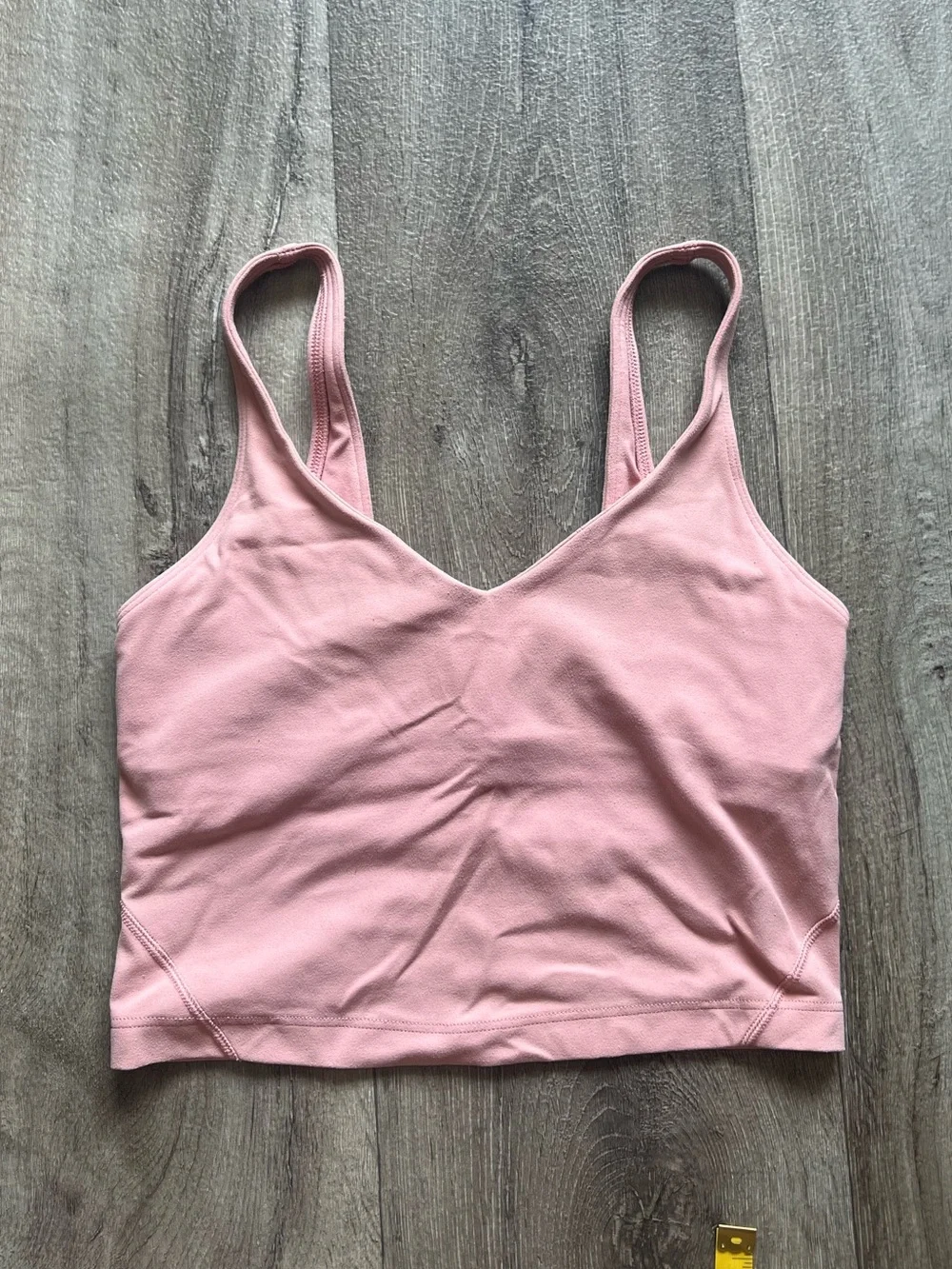 Lululemon Align Tank Top [4] Pink Built-In Bra Cropped Cami